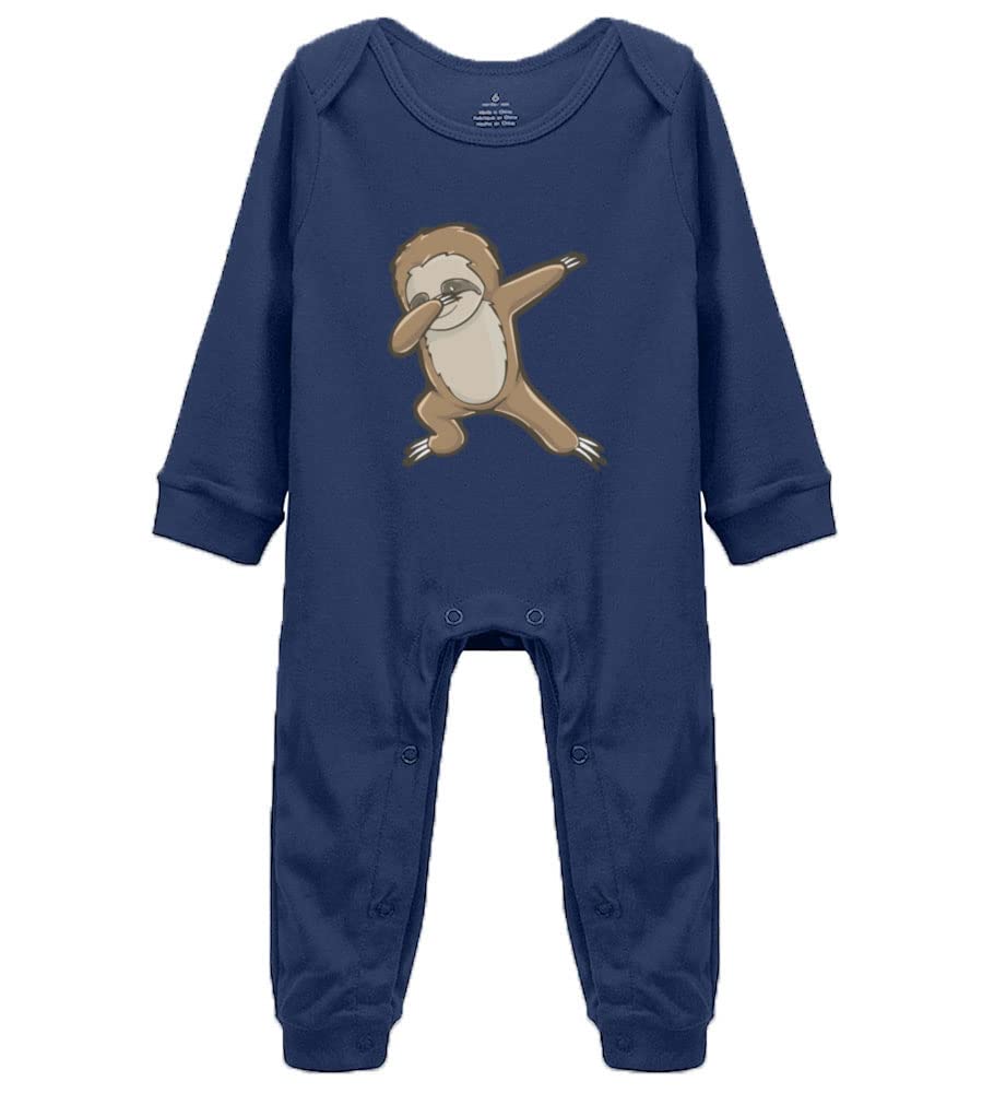 Adorable Sloth Dabbing Baby Bodysuit - Cute Infant Romper for Boys & Girls | Perfect for Playtime, Photoshoots & Everyday Wear