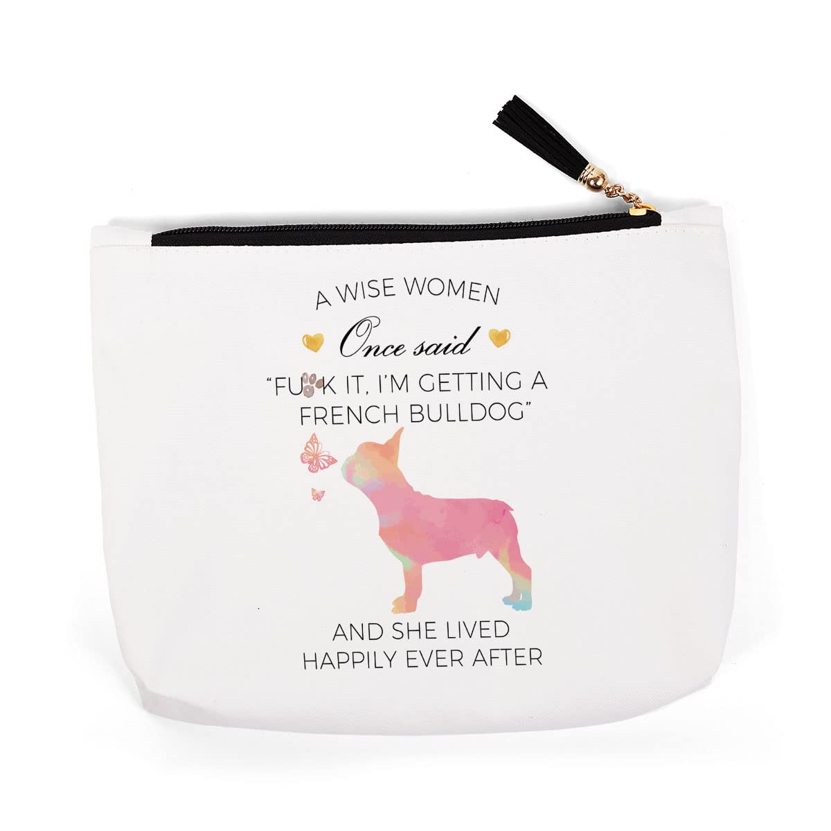 French Bulldog Gifts for Dog Lovers - Unique Dog Mom Presents for Women, Bulldog Themed Decor & Makeup Bag - Perfect Christmas & Birthday Gifts for Crazy Dog Ladies - Ideal for Home Decor, Pet Lover Accessories & Gift Giving Occasions