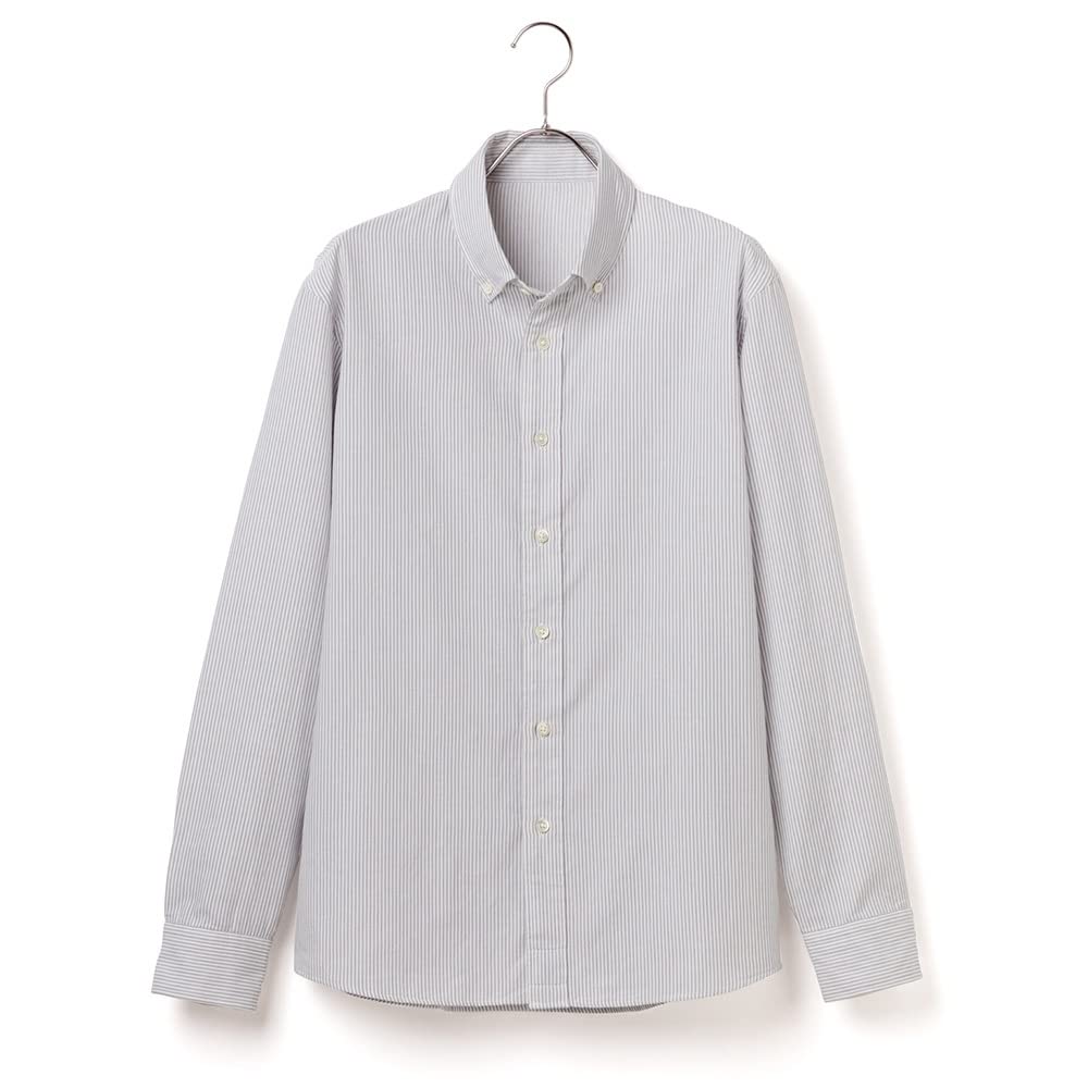 Premium 100% Cotton Men's Slim Fit Long Sleeve Button Down Dress Shirt | Japanese Imabari Towel Fabric | Business Casual & Office Wear | Made in Japan