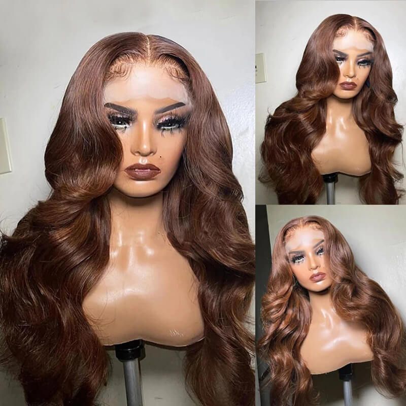 26inch Pre-Colored 13x6 Lace Frontal Wig - Body Wave/Straight Human Hair Wig for Black Women | Natural Look & Comfort | Perfect for Daily Wear, Parties & Special Occasions
