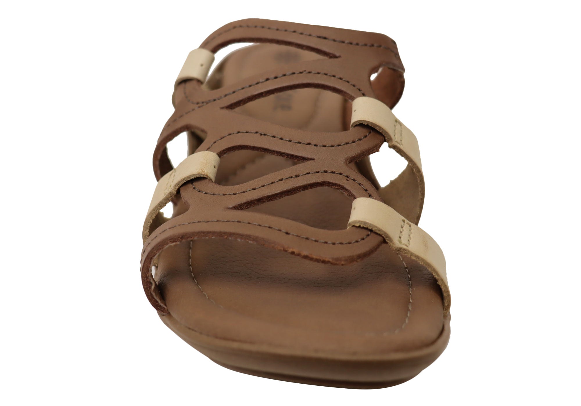 Kestral Women's Comfort Leather Slides Sandals - Soft & Supportive Brazilian-Made Summer Shoes for Beach, Pool & Casual Wear