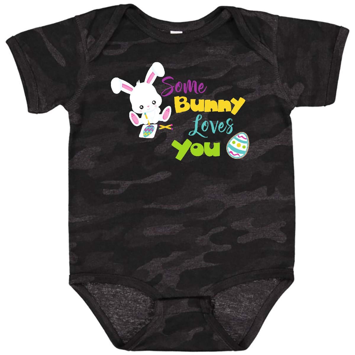 Easter Baby Bodysuit - 'Some Bunny Loves You' Cute Rabbit & Easter Eggs Design | Perfect for Easter Gifts, Family Photos & Holiday Celebrations