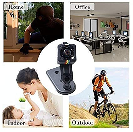 SQ11 HD Mini Camera - 720P/1080P Nanny Cam, Baby Monitor, Dashboard Cam with Night Vision & Infrared | No WiFi Needed | Perfect for Home Security, Baby Monitoring, Car Recording & Outdoor Activities