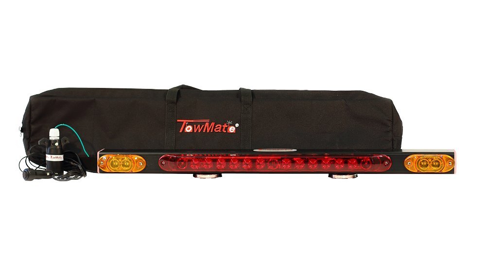 TowMate RVHW32 Wireless Tow Light Kit - Waterproof Magnetic Trailer Lights for Trucks, Trailers & RVs - Easy Installation, Bright LED Safety Lights for Night Towing (Perfect for Camping, Road Trips & Emergency Towing)