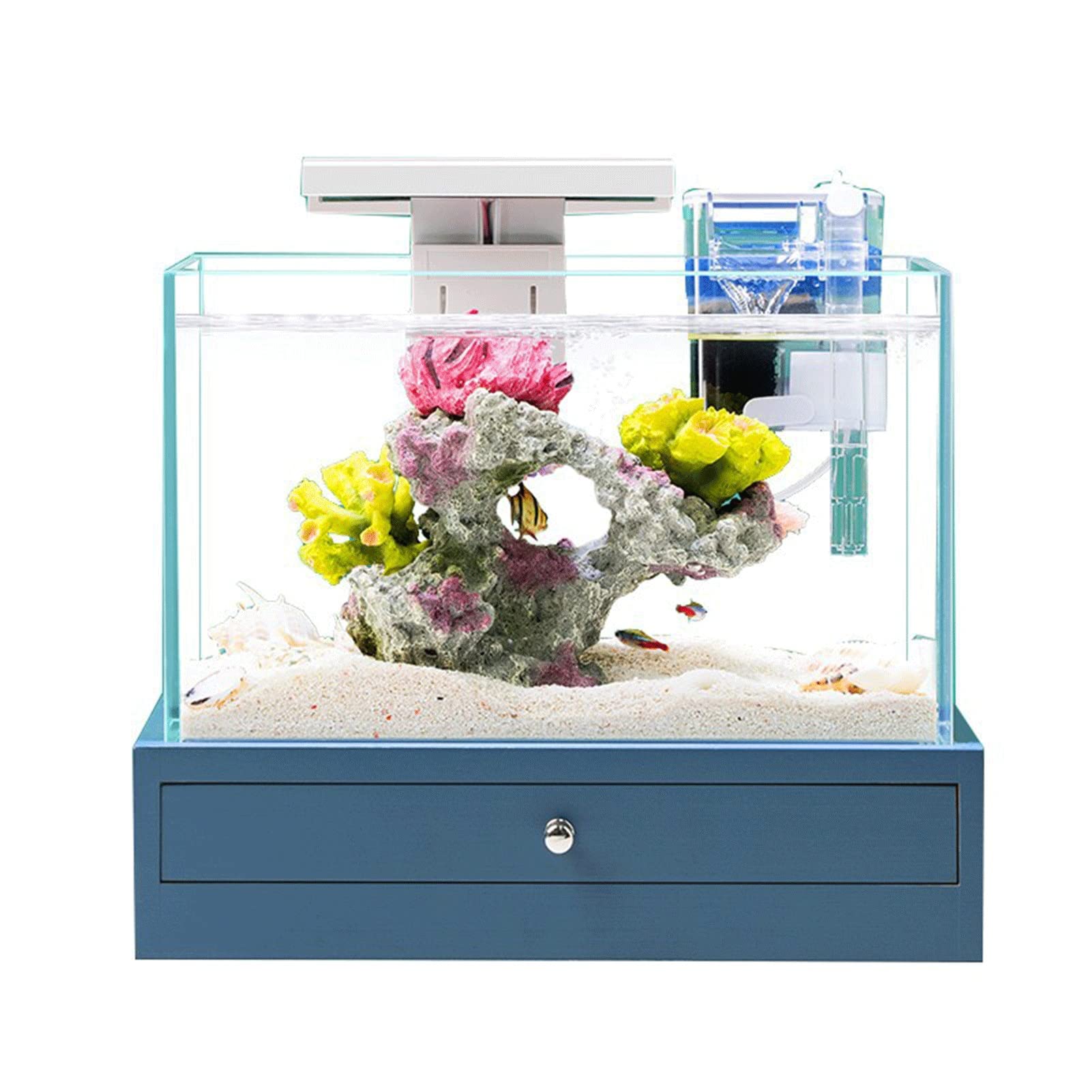 NesRabbit Self-Circulating Desktop Fish Tank - Eco Landscape Aquarium for Home, Office, Living Room | Perfect for Home Decor, Relaxation & Stress Relief