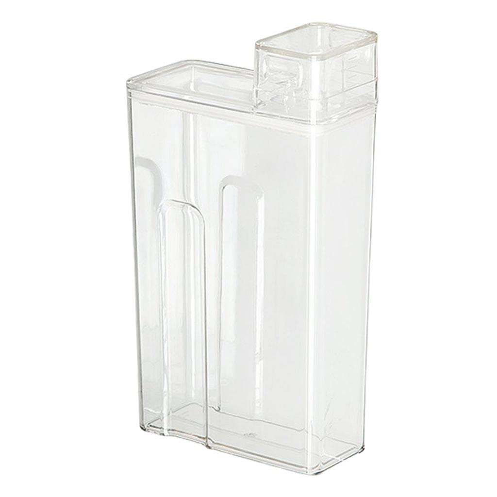 Clear Laundry Detergent Storage Box with Lids - Airtight Shampoo & Household Essentials Organizer | Perfect for Laundry Room, Bathroom & Housewarming Gifts