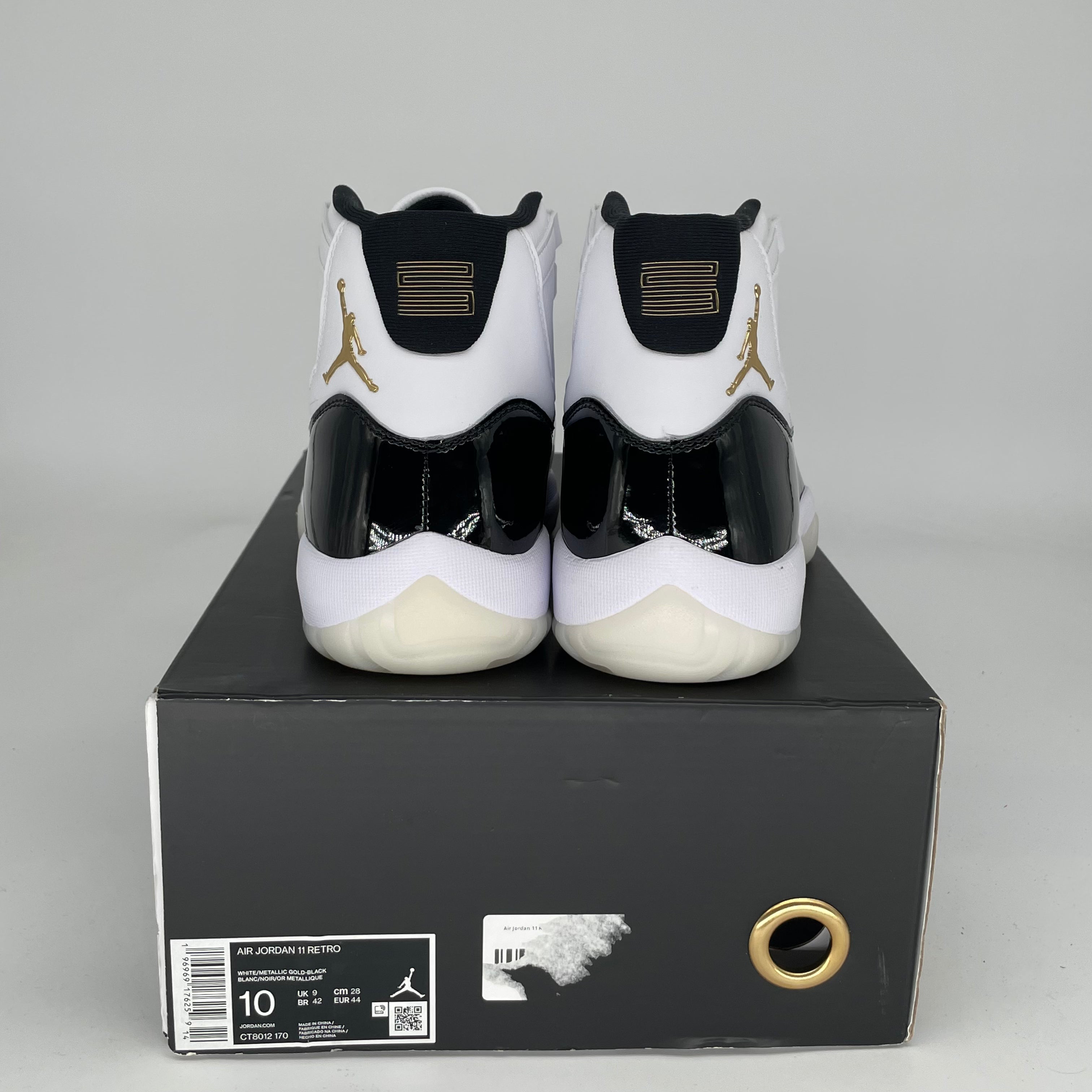 AIR JORDAN 11 DMP GRATITUDE Basketball Shoes Men's Size 10 (CT8012-170) - Retro Style for Court Performance & Streetwear Fashion