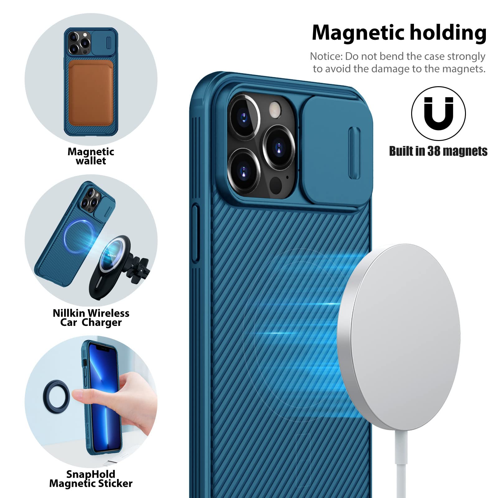Nillkin Magnetic Mag-Safe Case for iPhone 13 Pro Max (6.7