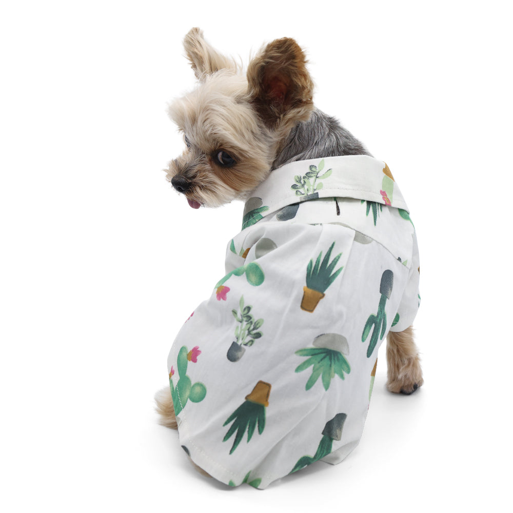 Cactus Print Shirt for Men & Women - Stylish Desert-Themed Casual Top for Summer Outfits & Vacation Wear
