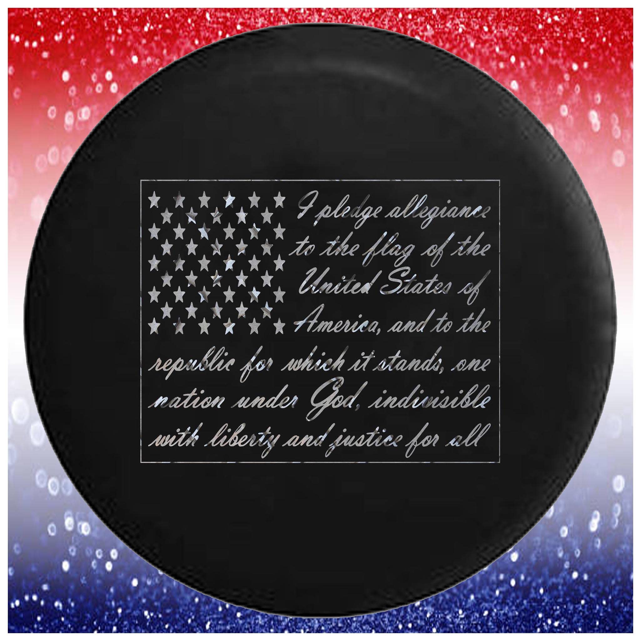 American Steel Black Spare Tire Cover for Trailers, Trucks, SUVs & RVs - 29 Inch Heavy Duty Accessory - Perfect for Off-Road Adventures & Camping Trips