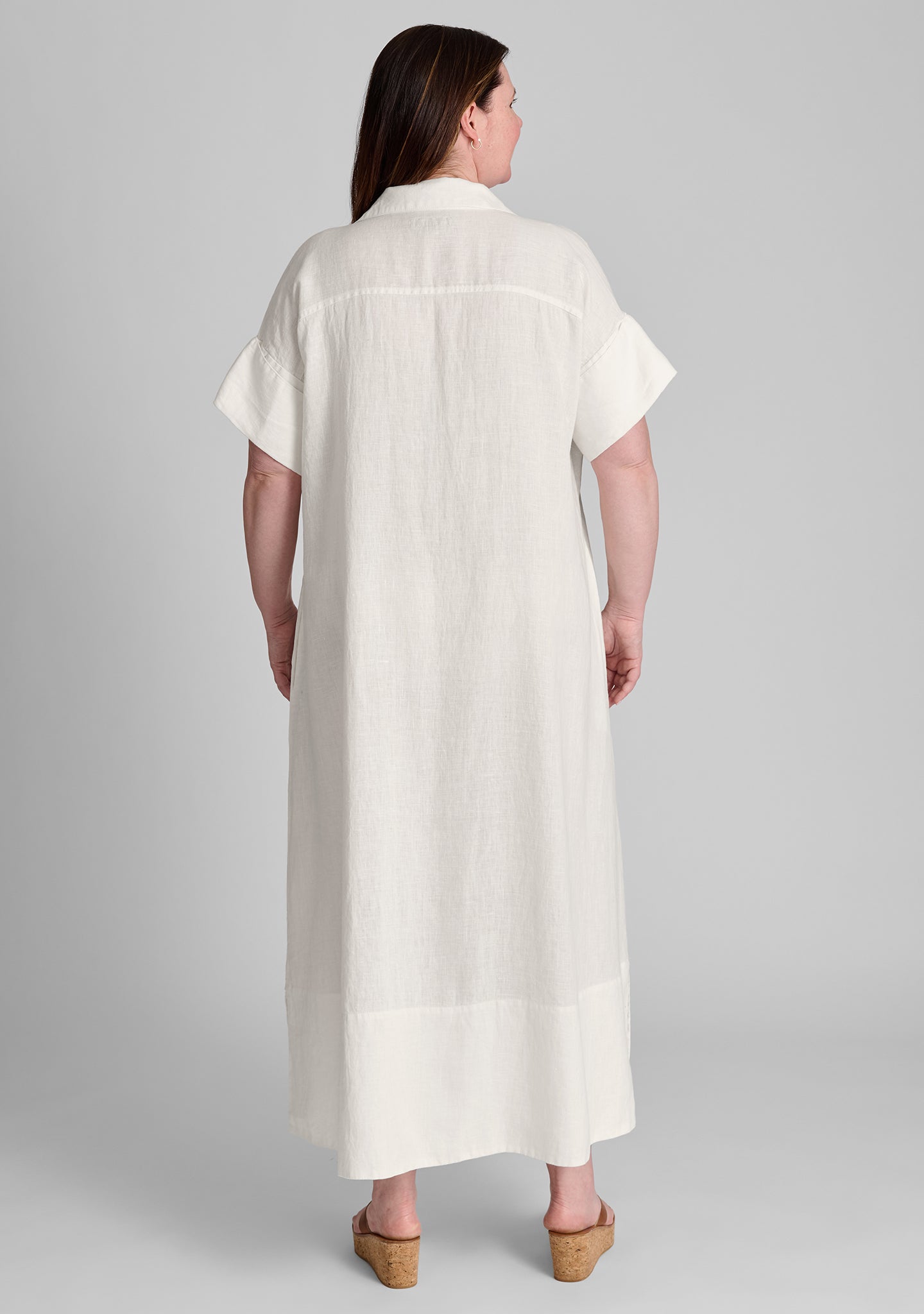 Stylish Artful Shirtdress - Elegant Linen Dress for Women | Perfect for Summer Outfits, Beach Wear & Casual Office Attire