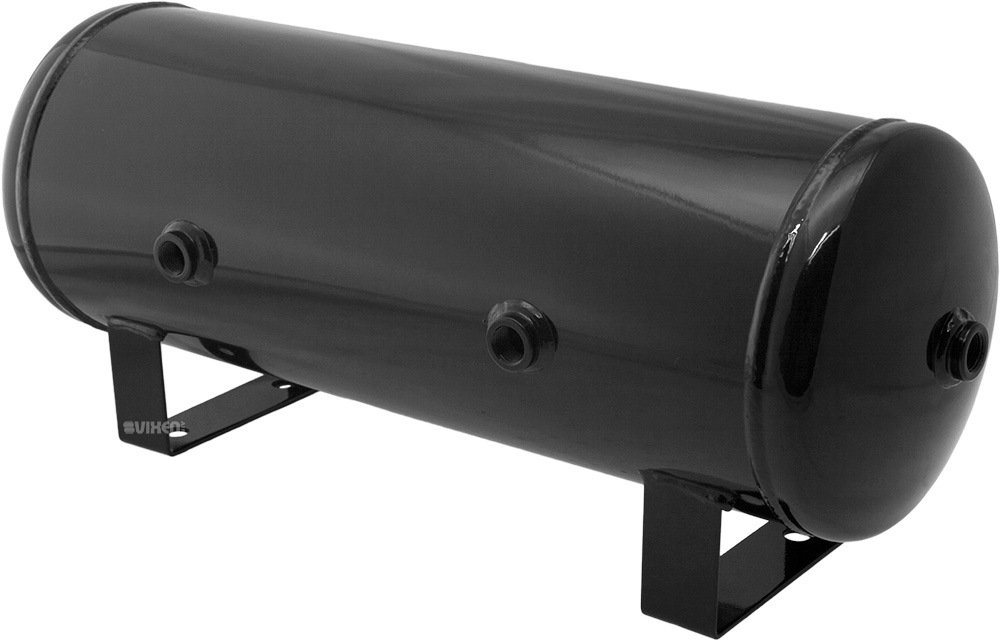 Vixen Air 3 Gallon (12 Liter) 7 Ports Heavy Duty Air Tank for Suspension, Air Ride, Train Horns - 200 PSI VXT3100 - Perfect for Trucks, SUVs, and Off-Road Vehicles