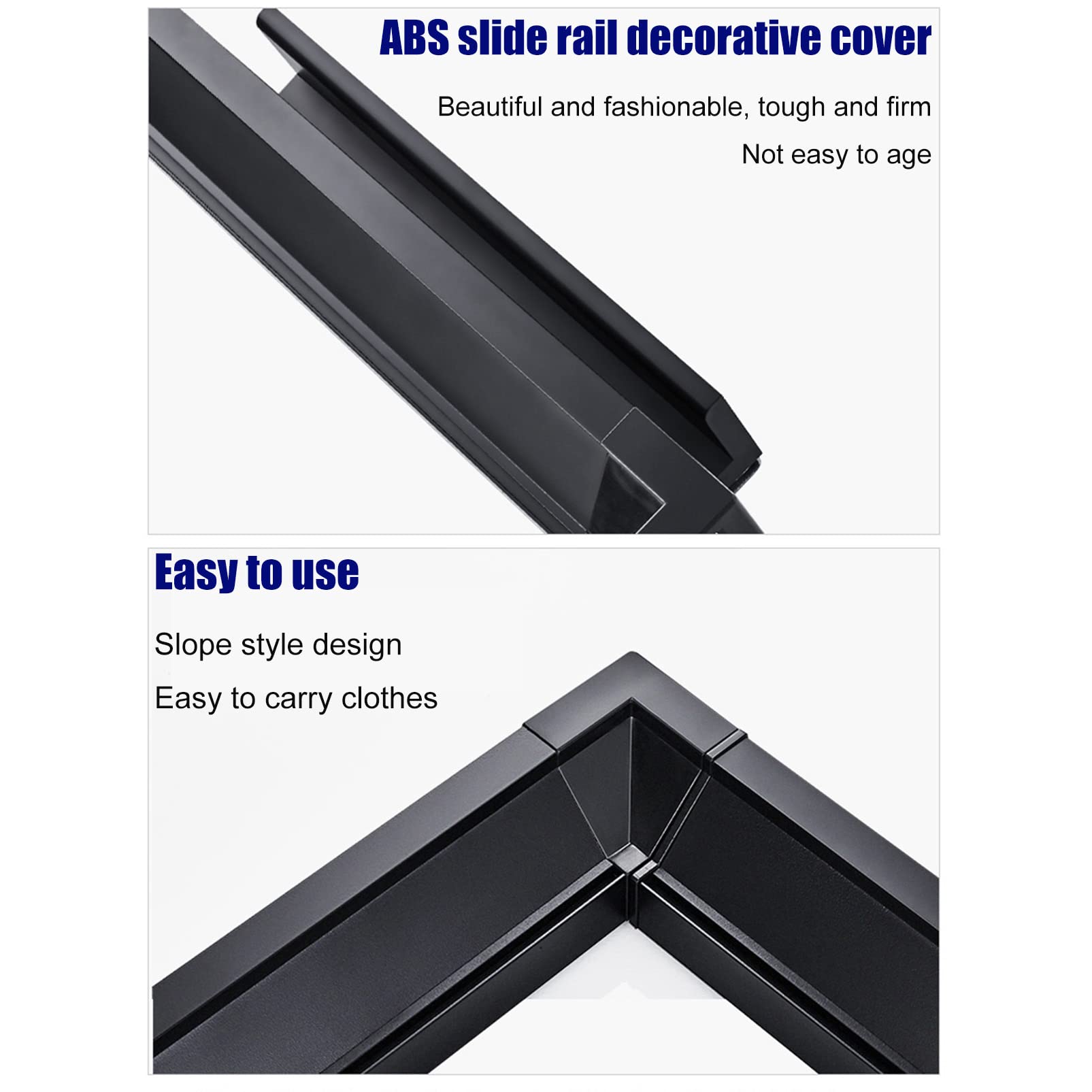 Telescopic Pull-Out Closet Rod with Detachable Pants Hanger Rack - Built-in Wardrobe Organizer for Trousers, Jeans & Scarves | Space-Saving Sliding Storage Solution for Bedroom, Closet or Walk-in Wardrobe