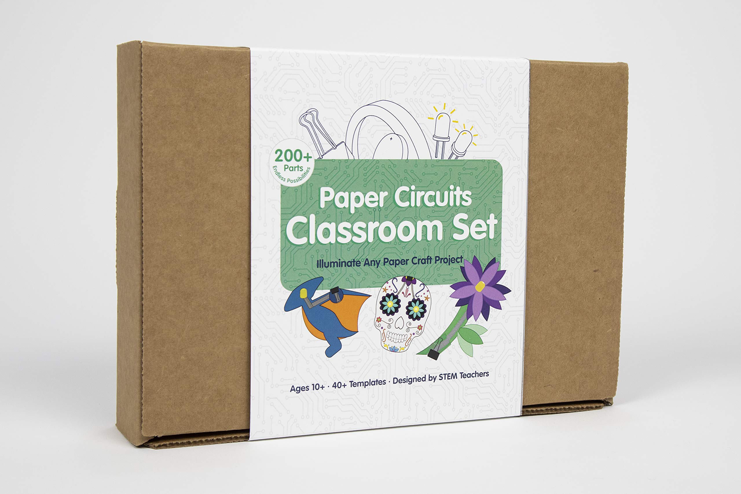 Brown Dog Gadgets - Paper Circuits STEM Kit for Kids - Classroom Science Project Set - Learn Electronics & Engineering - Perfect for School Labs & Homeschooling Activities