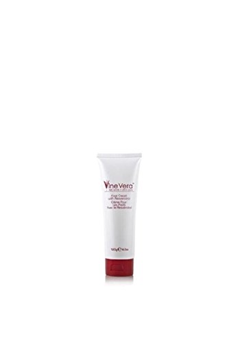 Vine Vera Resveratrol Red Wine Anti-Aging Foot Cream 4.0 Oz - Moisturizing & Repairing Dry Cracked Heels - Perfect for Spa Night & At-Home Pedicures