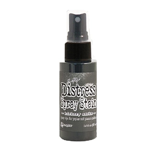 Ranger Tim Holtz Distress Spray Stains - Hickory Smoke | Acid-Free Water-Based Ink for Paper Crafting, Scrapbooking & Mixed Media Art | Perfect for Vintage, Grunge & DIY Projects