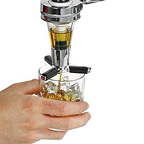 Wall Mounted 3-Bottle Wine Dispenser - Spring Loaded Upside Down Liquor Dispenser for Home Bar, Kitchen & Party Use | Durable Beverage Bottle Stand for Wine, Spirits & Cocktails