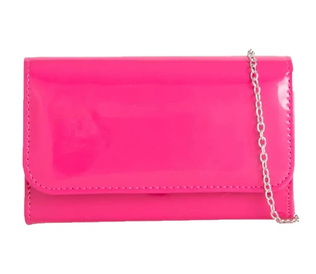Starz Women's Elegant Patent Leather Clutch Bag for Wedding, Party & Evening Events - Stylish Ladies Handbag for Formal Occasions, Date Nights & Special Celebrations