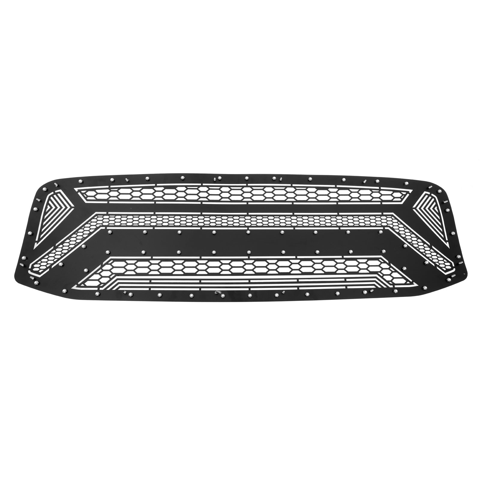 APS Stainless Steel Upper Grille for 2006-2008 Dodge Ram 1500/2500/3500 - Heavy Duty Truck Replacement Part - Perfect for Off-Roading & Custom Upgrades