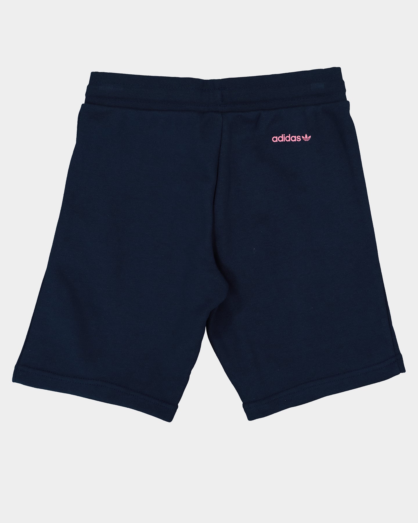 Adidas Kids Dino Graphic Shorts for Boys & Girls - Navy Blue & Pink Cotton Athletic Shorts - Perfect for Playtime, Sports & Summer Outfits