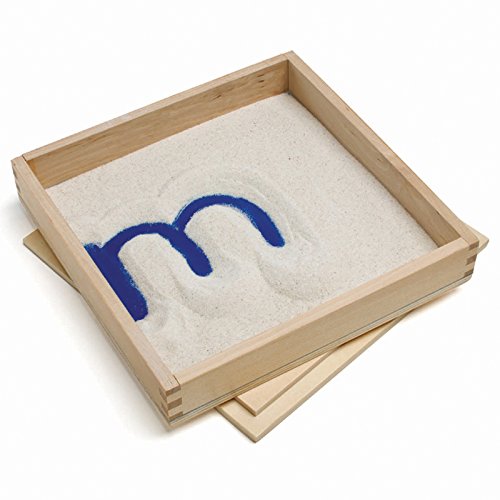 Primary Concepts PC-2011 Letter Formation Sand Tray - Brown Storage & Organization for Kids | Perfect for Classroom Learning & Homeschool Writing Practice