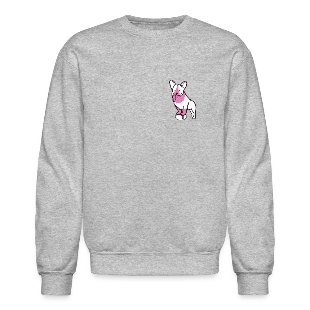 Pink Puppy Love Crewneck Sweatshirt for Women - Cute Dog Graphic Hoodie - Soft Cotton Pullover for Casual Wear, Date Night & Gifts
