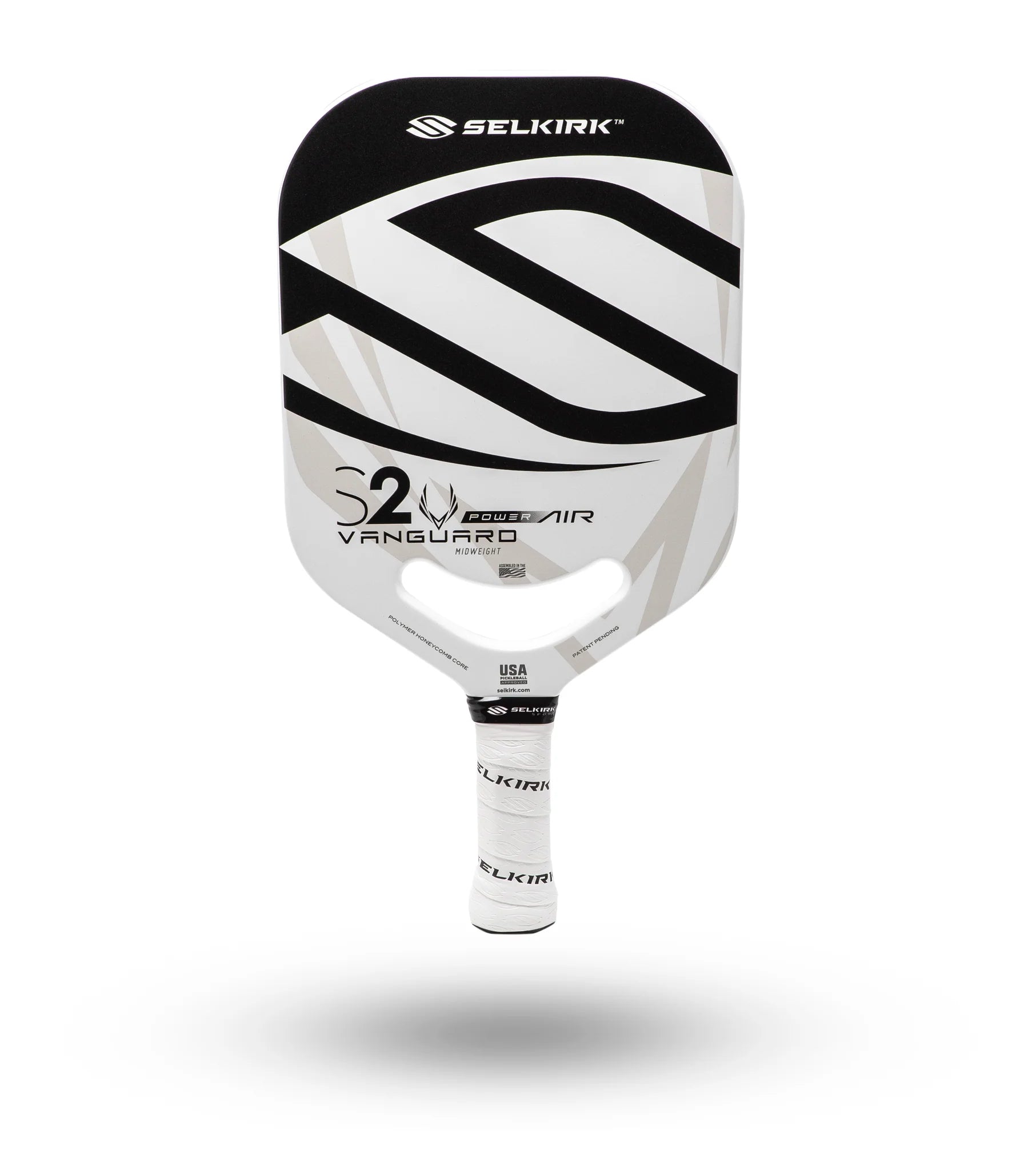 Selkirk Vanguard Power Air S2 Pickleball Paddle - Lightweight Carbon Fiber Paddle for Competitive Play | Perfect for Indoor & Outdoor Pickleball Games