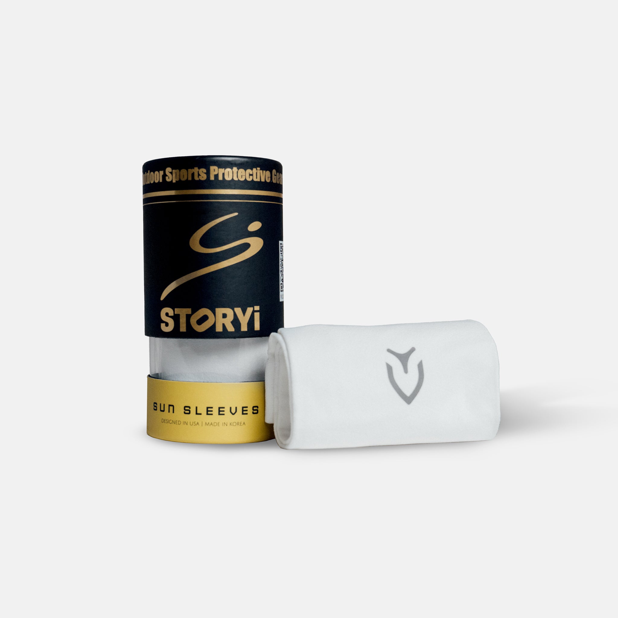 VESSEL x STORYi UV Protection Sun Sleeves - Cooling Arm Sleeves for Outdoor Activities, Golf, Hiking & Driving - SPF 50+ Sunblock Arm Covers