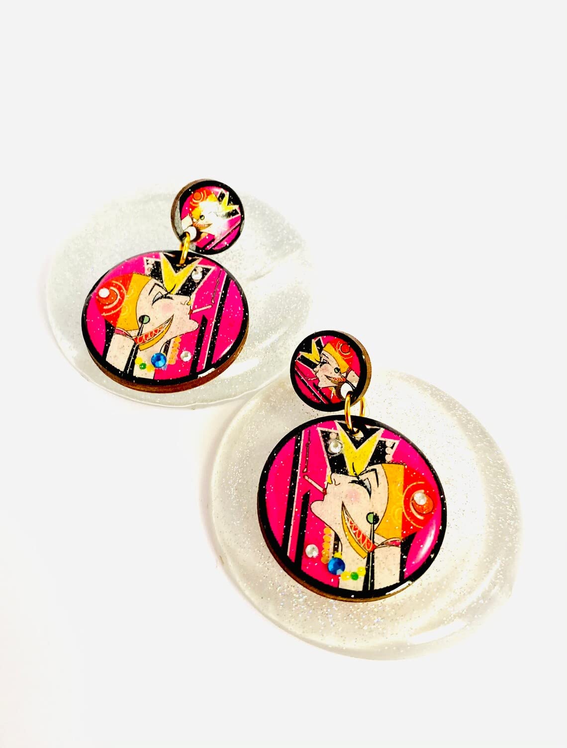 Art Deco Modern Earrings - Roaring 20s Style Vintage Inspired Jewelry | 1920s Charleston Retro Dangle Earrings for Women | Perfect for Gatsby Parties, Flapper Costumes & Vintage Fashion Lovers