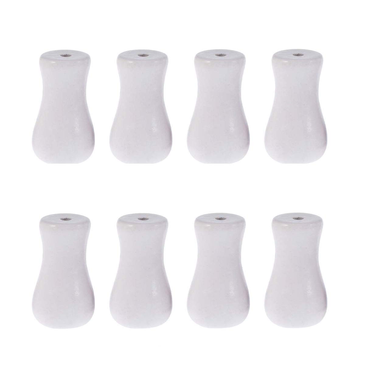 8PCS Wooden Window Blind Cord Knobs - Decorative Hanging Ball Pulls for Blinds & Shades - DIY Home Decor, Curtain Craft Accessories (Perfect for Nursery, Living Room & Bedroom Window Treatments)