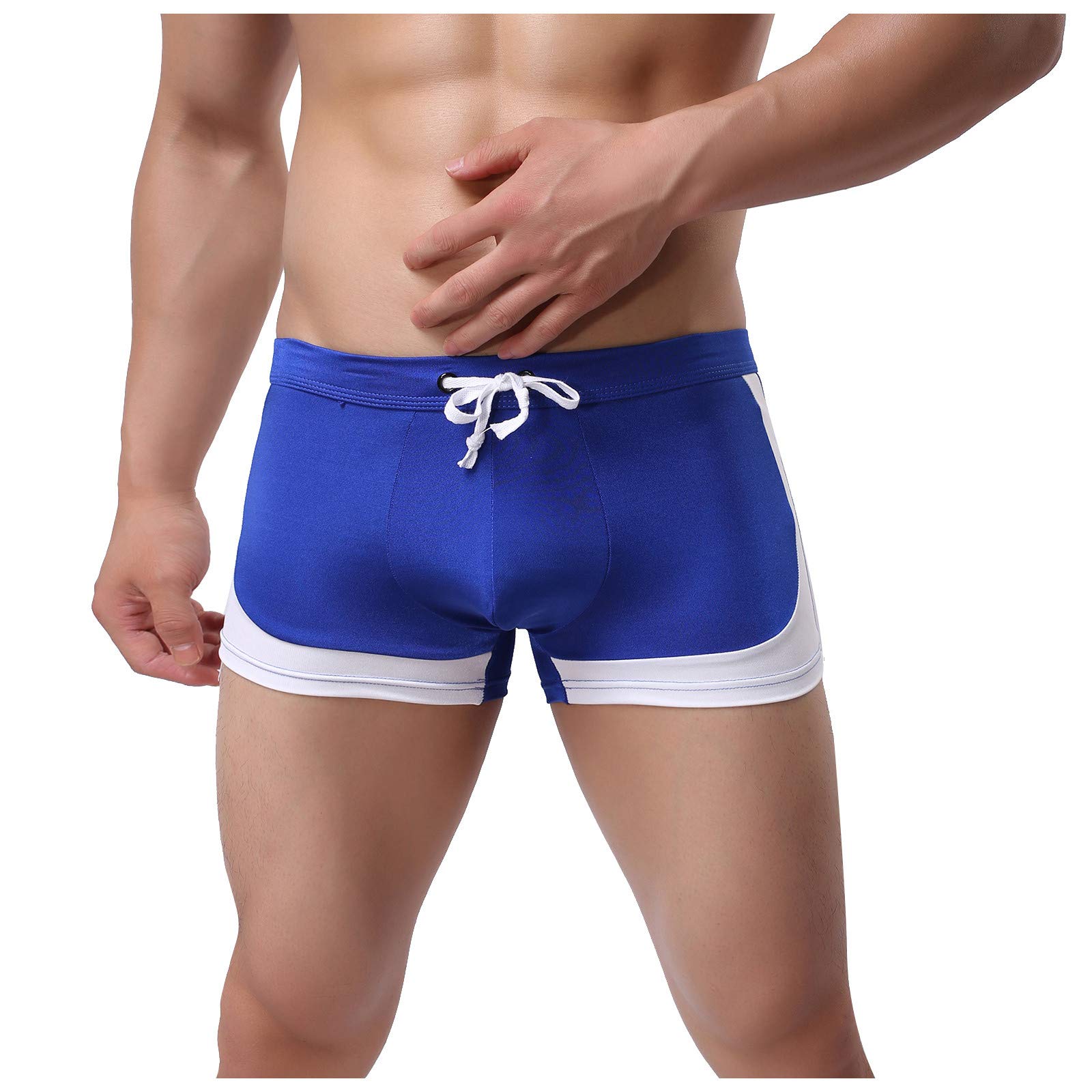Men's Quick-Dry Fitness Boxer Shorts - Breathable Sports Pants for Gym, Running & Beach Swimwear | Comfortable Casual Athletic Underwear for Active Lifestyle