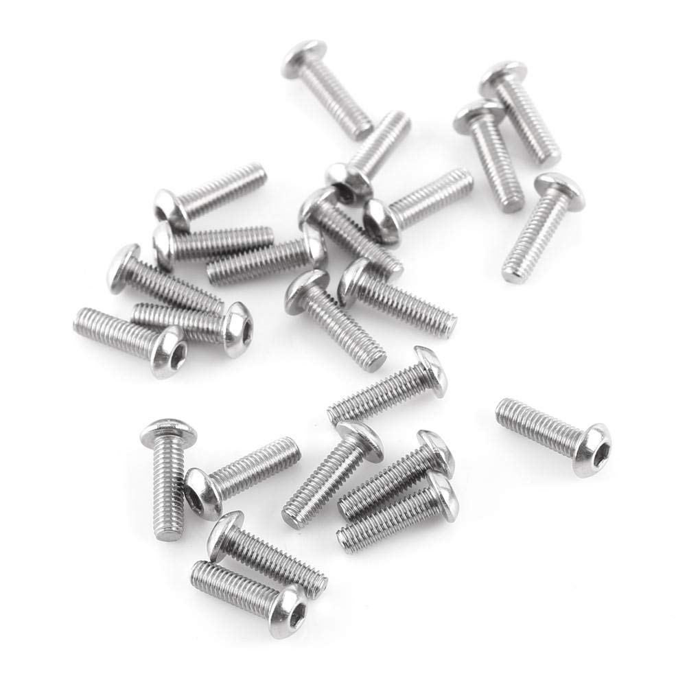 304 Stainless Steel M3 Screws & Nuts Kit - 300pcs Hex Socket Head for DIY & Repair