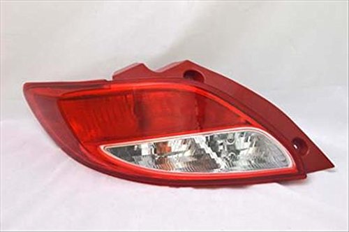 OE Replacement Tail Light Assembly for 2011-2014 Mazda 2 - Direct Fit LED Brake Lights (Partslink MA2800149) - Perfect for Night Driving & Enhanced Safety