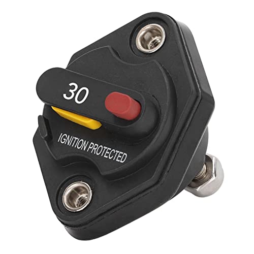 Auto Truck Circuit Breaker - 12V/24V Overcurrent Protector with Heat Resistance for Car, RV, Boat Electrical System Protection | Ideal for Automotive, Marine & Off-Grid Power Applications