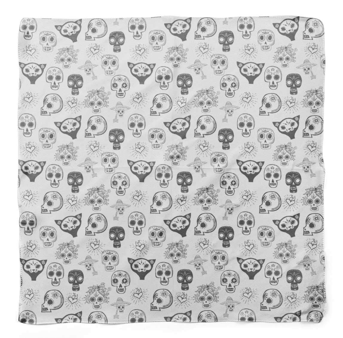 Bimba Printed Pure Silk Scarf for Women - Elegant Hair Wrap, Neck Scarf & Head Bandana Accessory - Perfect for Parties, Weddings & Everyday Fashion