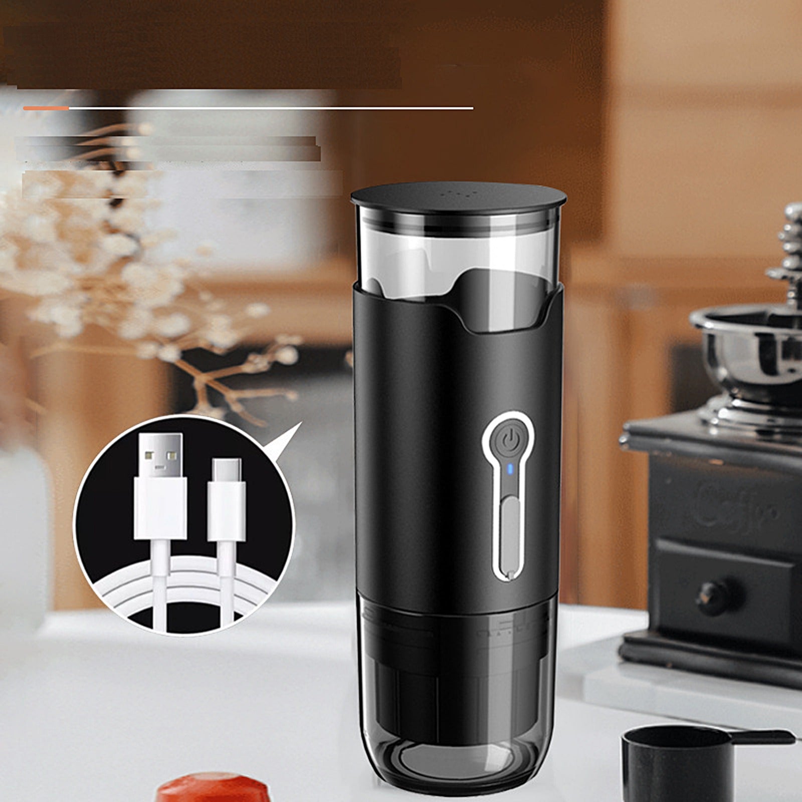 Portable Espresso Coffee Maker - Handheld Manual Espresso Machine for Travel, Camping & Home Use - Perfect for Coffee Lovers On The Go