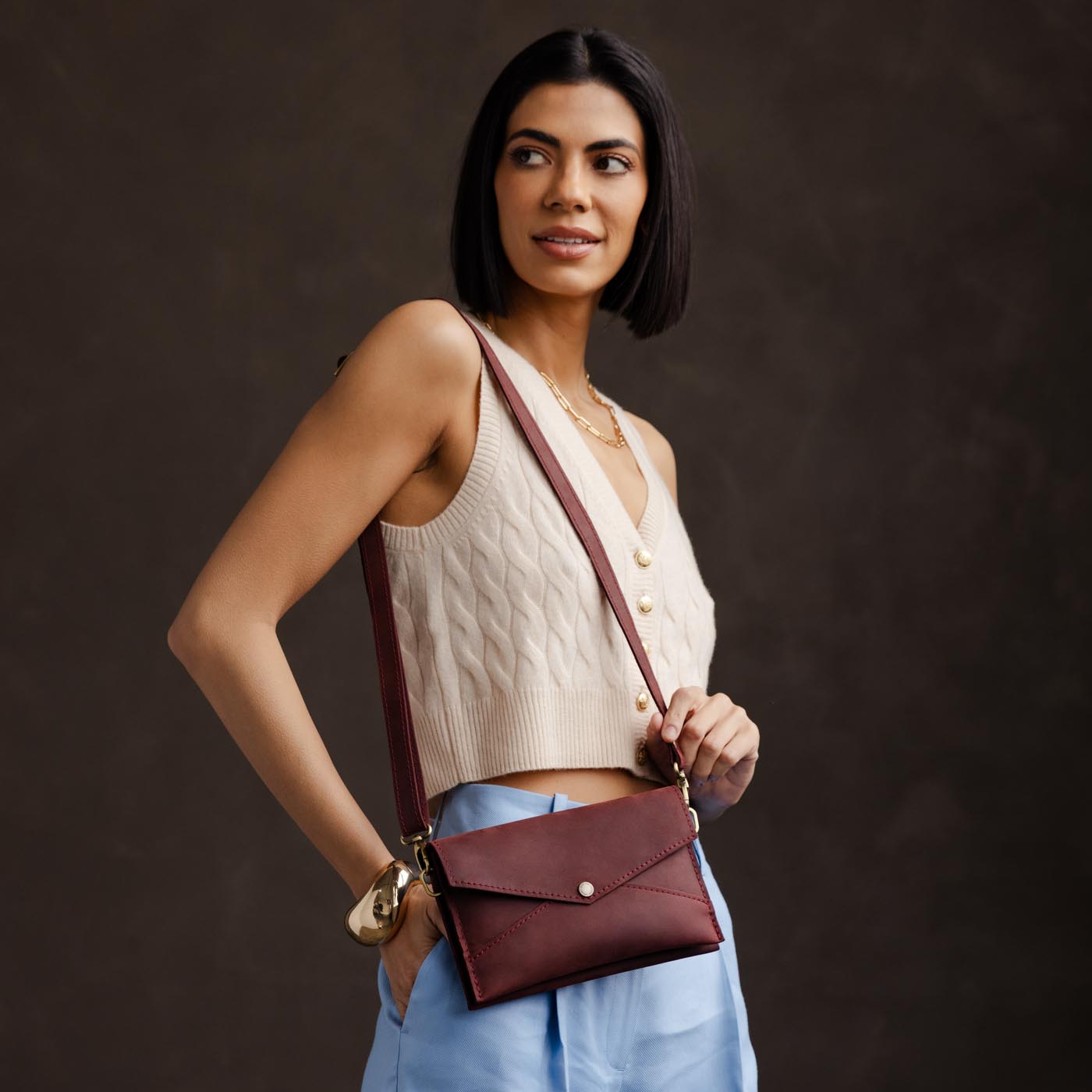 Almost Perfect Envelope Convertible Crossbody Bag - Stylish & Versatile Shoulder Purse for Women | Perfect for Work, Travel & Everyday Use