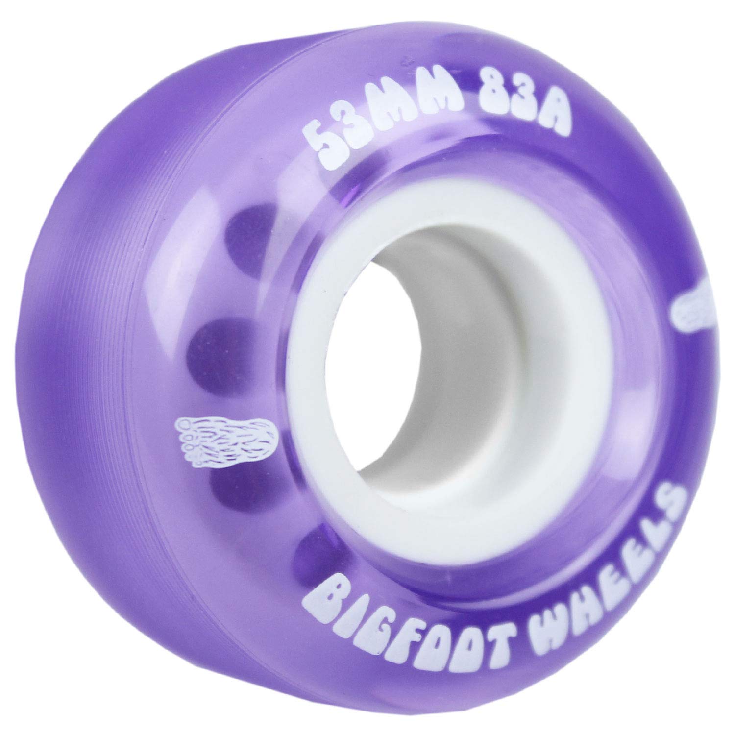 Independent Skateboard Trucks Complete Kit with 53mm Bigfoot Soft 83A Wheels, Bones Reds Bearings, 1