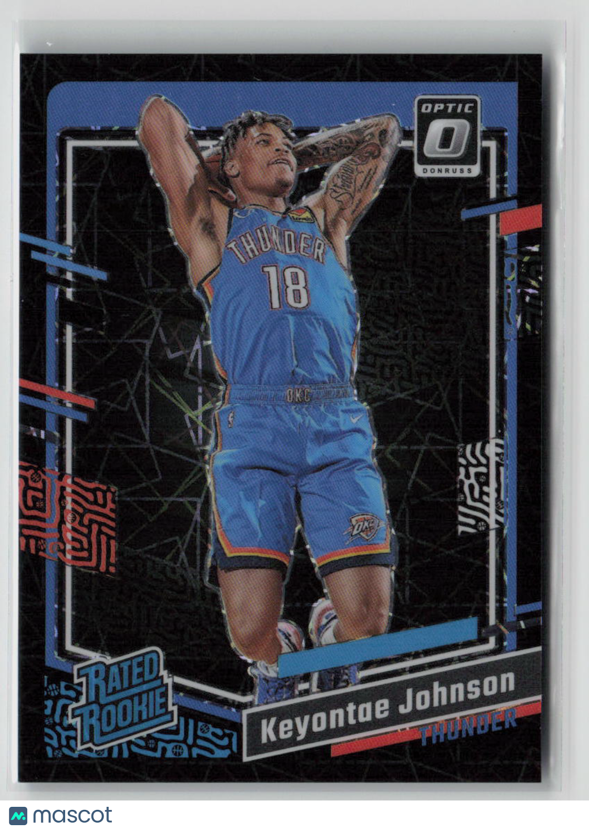 2023 Panini Donruss Optic Keyontae Johnson Rookie Black Velocity 24/39 #237 Basketball Card - Collectible Sports Memorabilia for NBA Fans and Card Collectors - Perfect for Trading, Displaying, and Investment