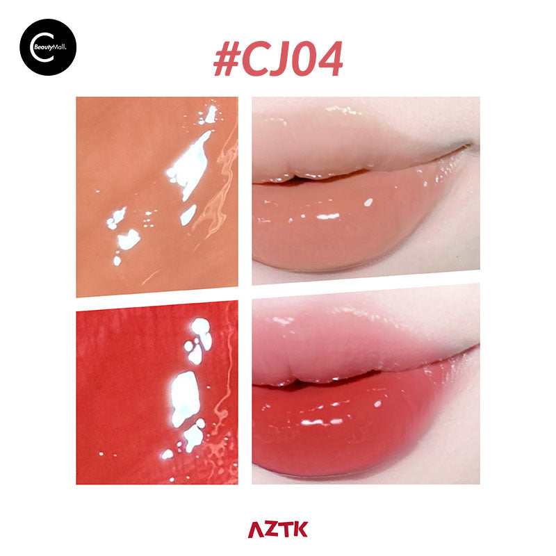 AZTK On The Go Dual Color Lip Jelly - Long Lasting Moisturizing Lip Gloss for Women, Perfect for Daily Wear & Night Out Makeup