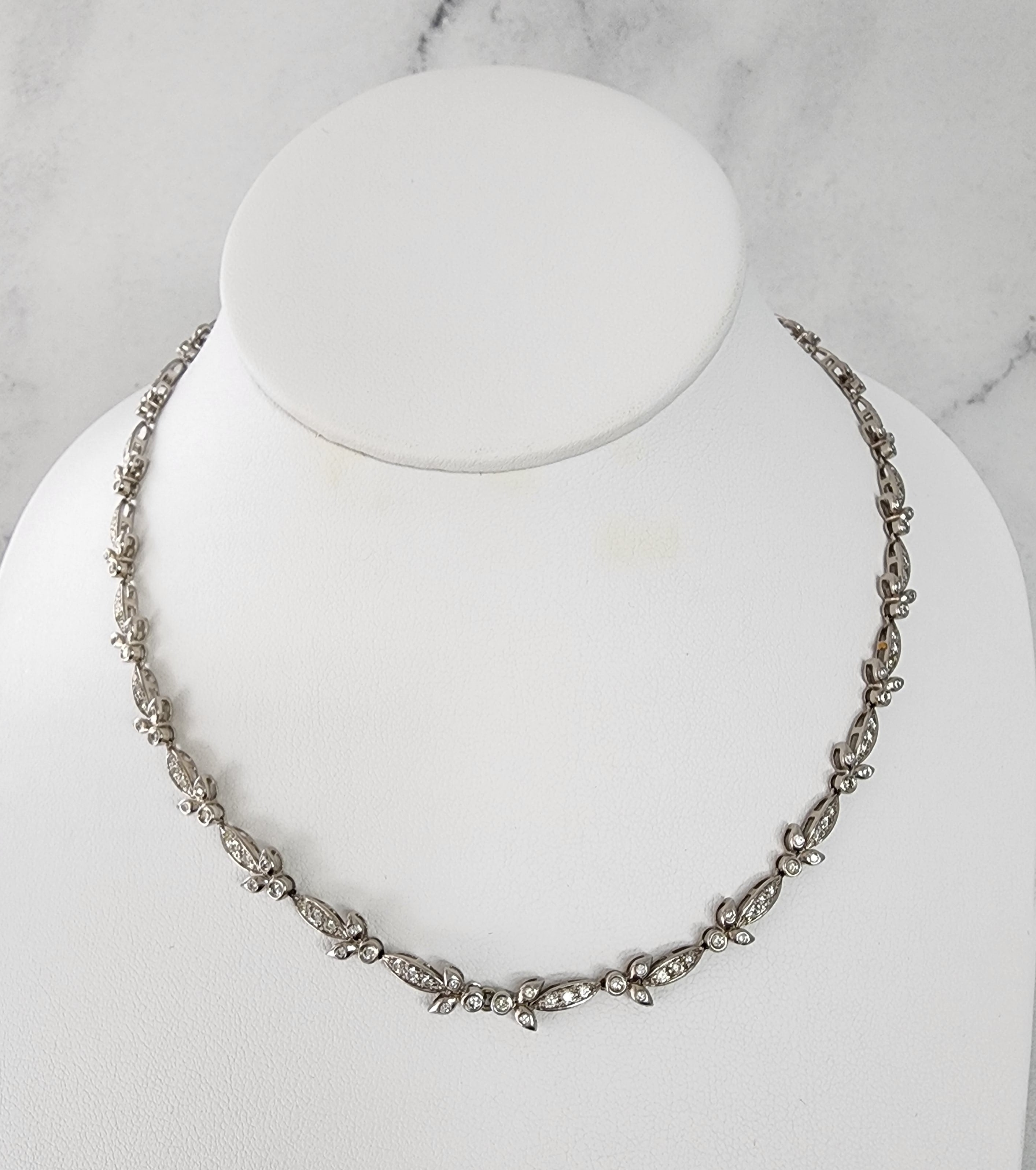 Infinity Diamond Leaf Necklace for Women - 14K Gold Plated Elegant Jewelry Gift for Anniversary, Birthday & Valentine's Day - Perfect for Weddings, Parties & Special Occasions