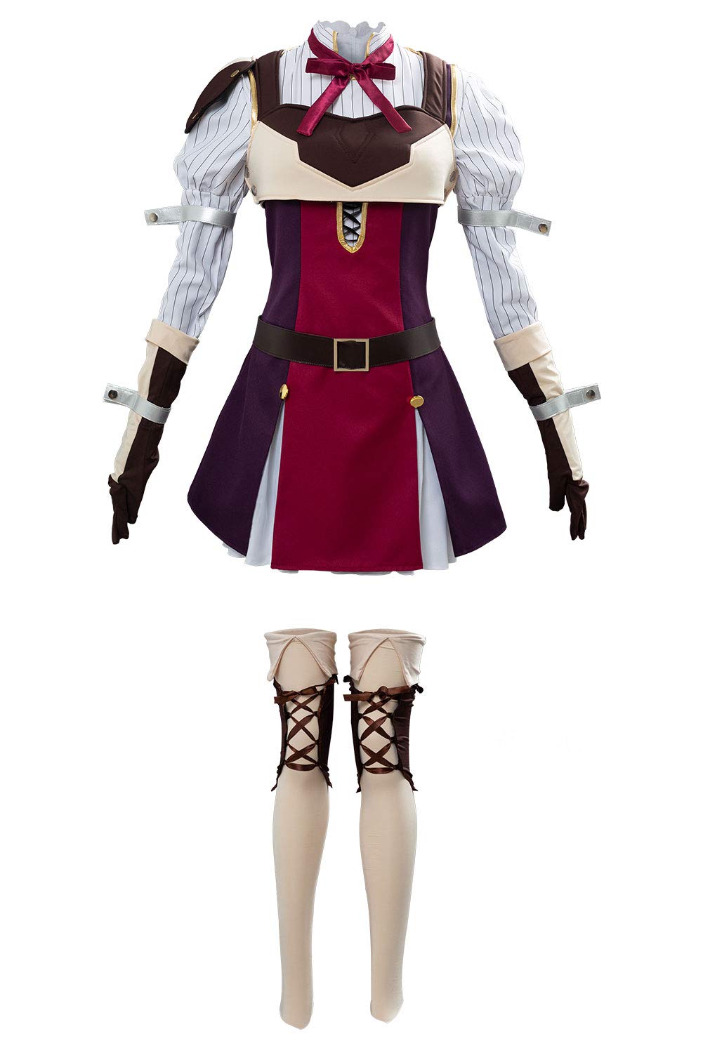 Raphtalia Cosplay Costume for Women - Full Set Halloween Dress Outfit with Accessories | Anime The Rising of the Shield Hero Costume for Conventions & Cosplay Events