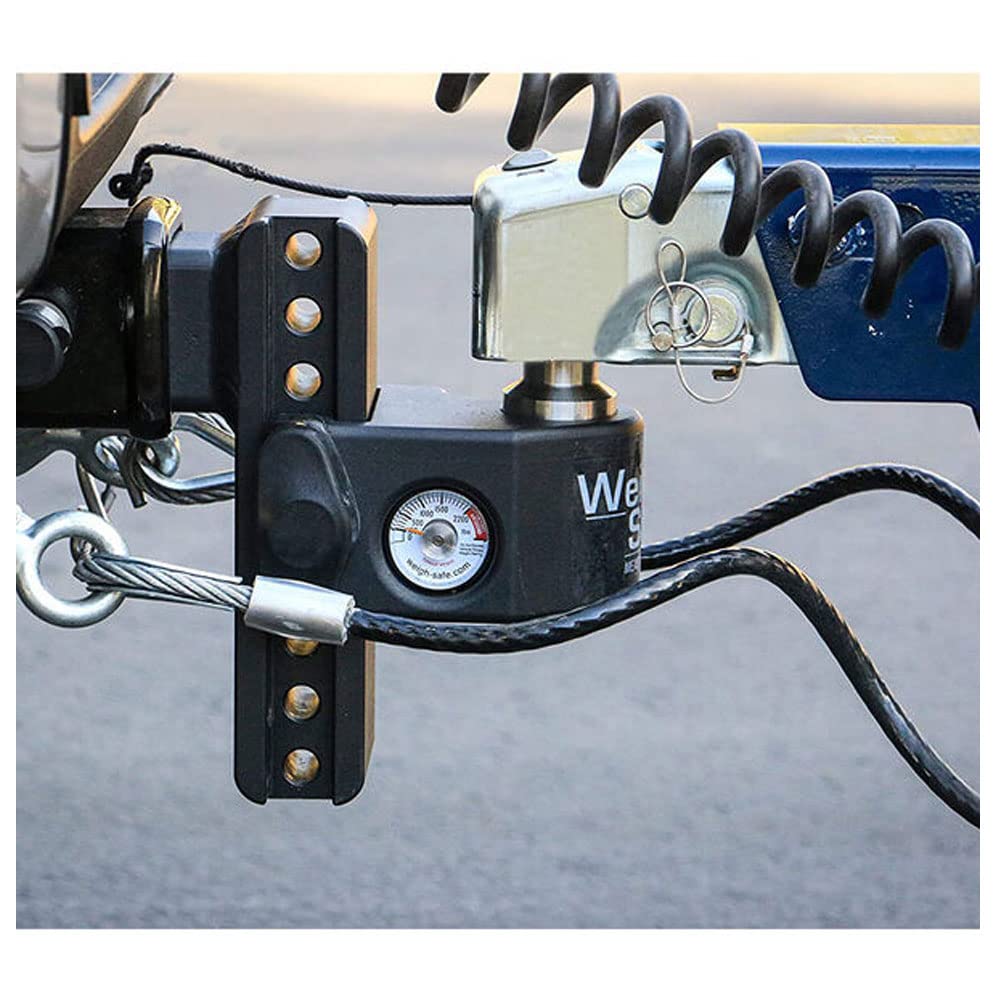 Weigh Safe Adjustable Trailer Hitch Ball Mount - 6