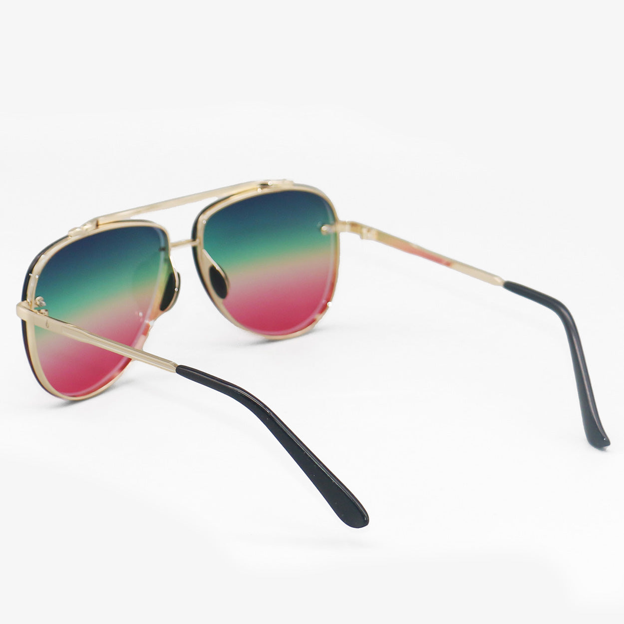 Luna Tangle-Free Pride Aviator Sunglasses for Men & Women - UV Protection, Lightweight & Stylish - Perfect for Outdoor Activities, Beach, Driving & Fashion Accessories