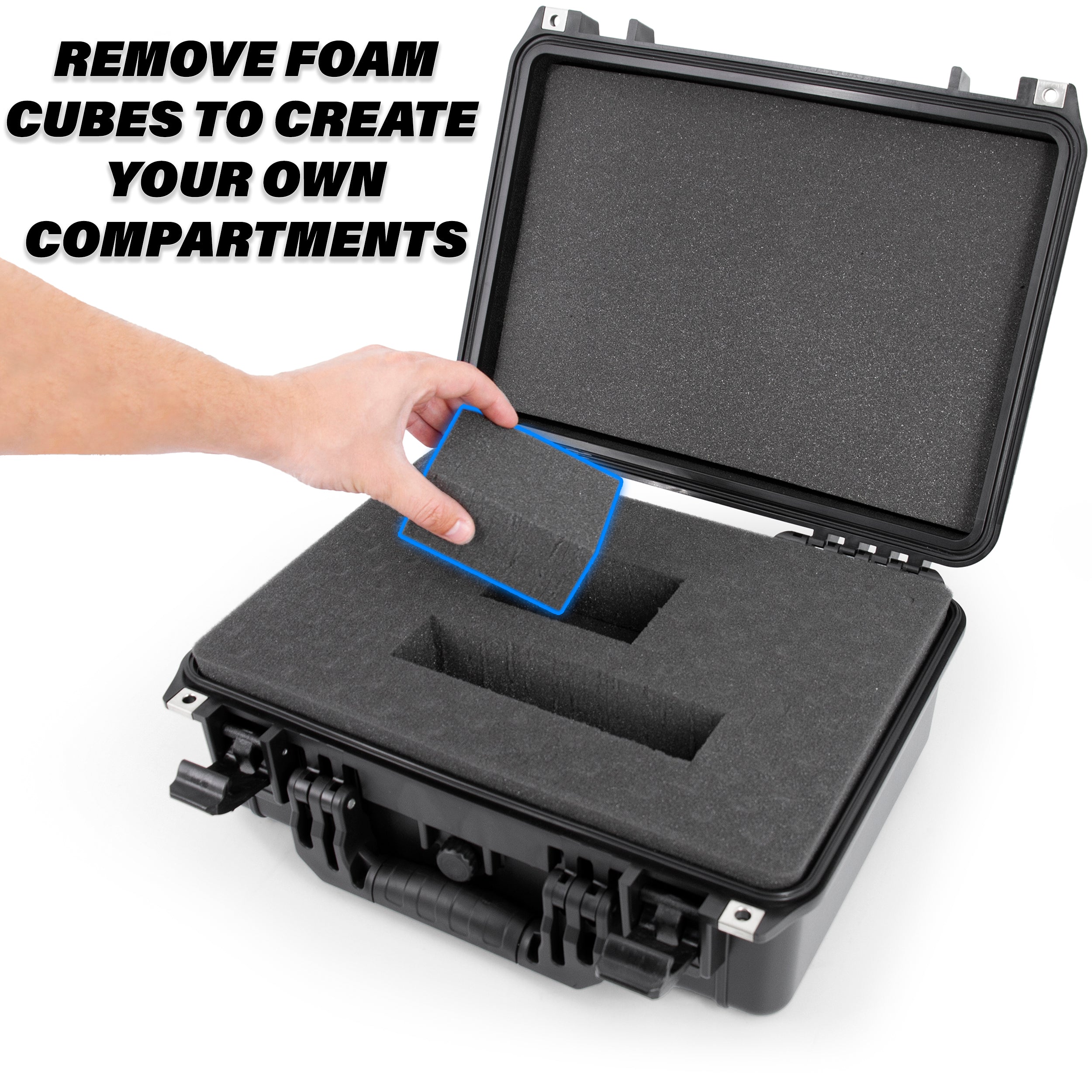Waterproof Marine Electronics Case for Garmin Striker, Hummingbird Helix, Lowrance & Raymarine Fish Finders - Durable Protection for Boating & Fishing Gear