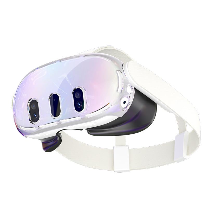Meta Quest 3 VR Headset Protective Cover - Silicone Front Shell Protector Anti-Scratch Shield | Perfect for Gaming, VR Fitness & Immersive Experiences