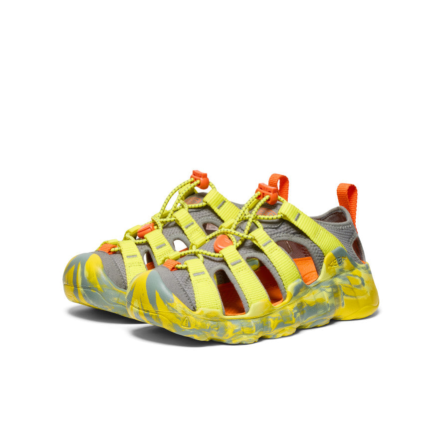Big Kids' Hyperport H2 Sandal - Lightweight Water Shoes for Boys & Girls | Evening Primrose/Steel Grey | Perfect for Beach, Pool & Outdoor Adventures