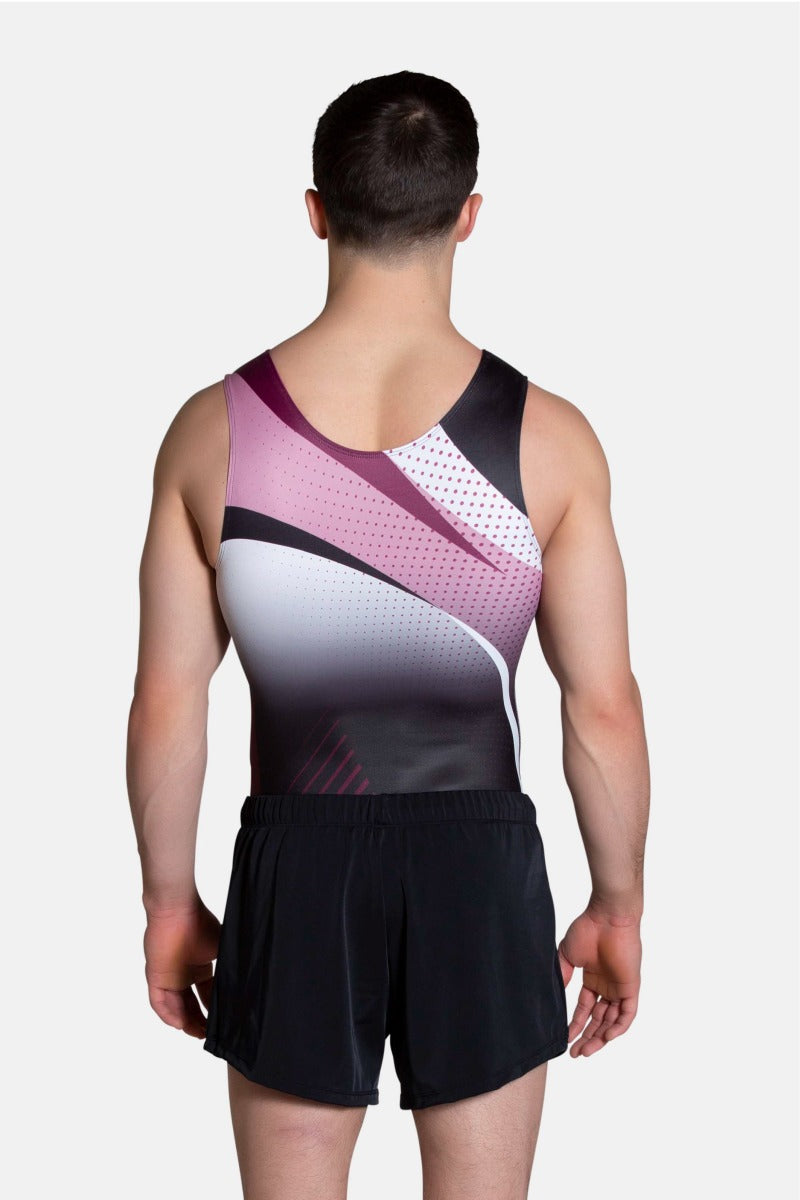 Knox Men's Gymnastics Leotard - Competition Shirt for Gymnasts - Perfect for Training, Performances & Gymnastics Competitions