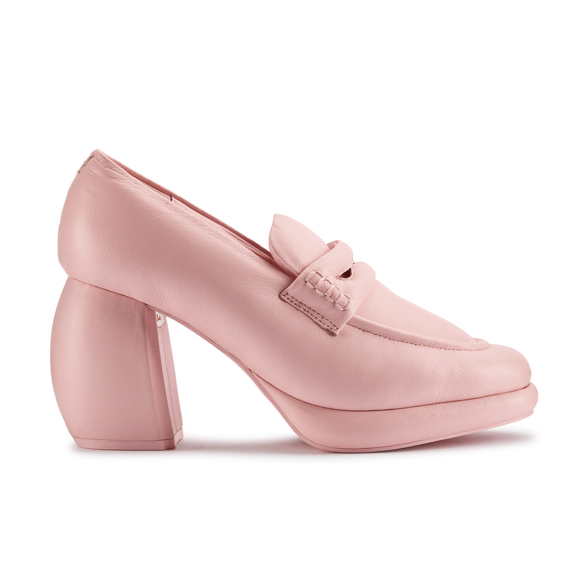 Martine Rose Women's CUR Loafer 1 - Light Pink Leather Slip-On Shoes for Women | Comfortable Casual & Office Wear | Perfect for Work, Dating & Everyday Outfits