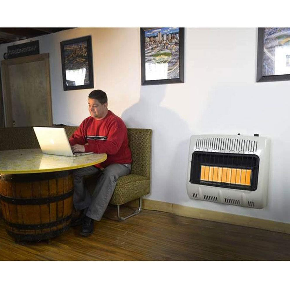 Mr. Heater F299830 30,000 BTU Vent-Free Propane Radiant Heater for Indoor/Outdoor Use - Garage, Workshop, Patio & Camping Heating Solution